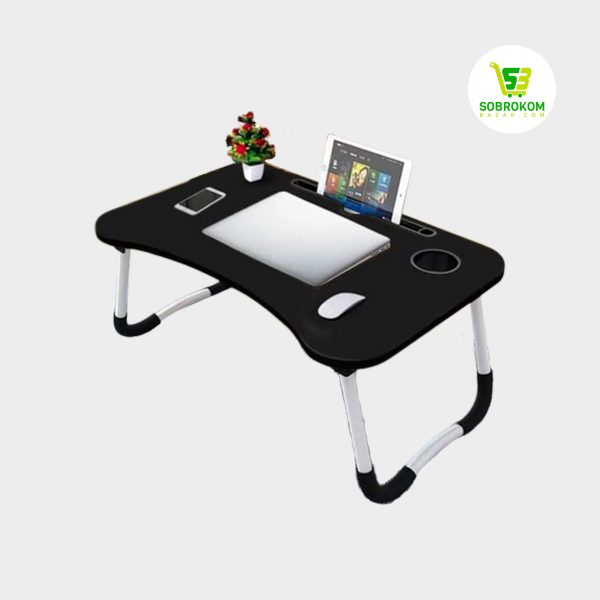 Multi Function Portable Desk Foldable Laptop Table Black