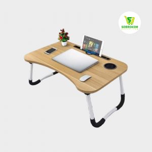 Multi Function Portable Desk Foldable Laptop Table Wood